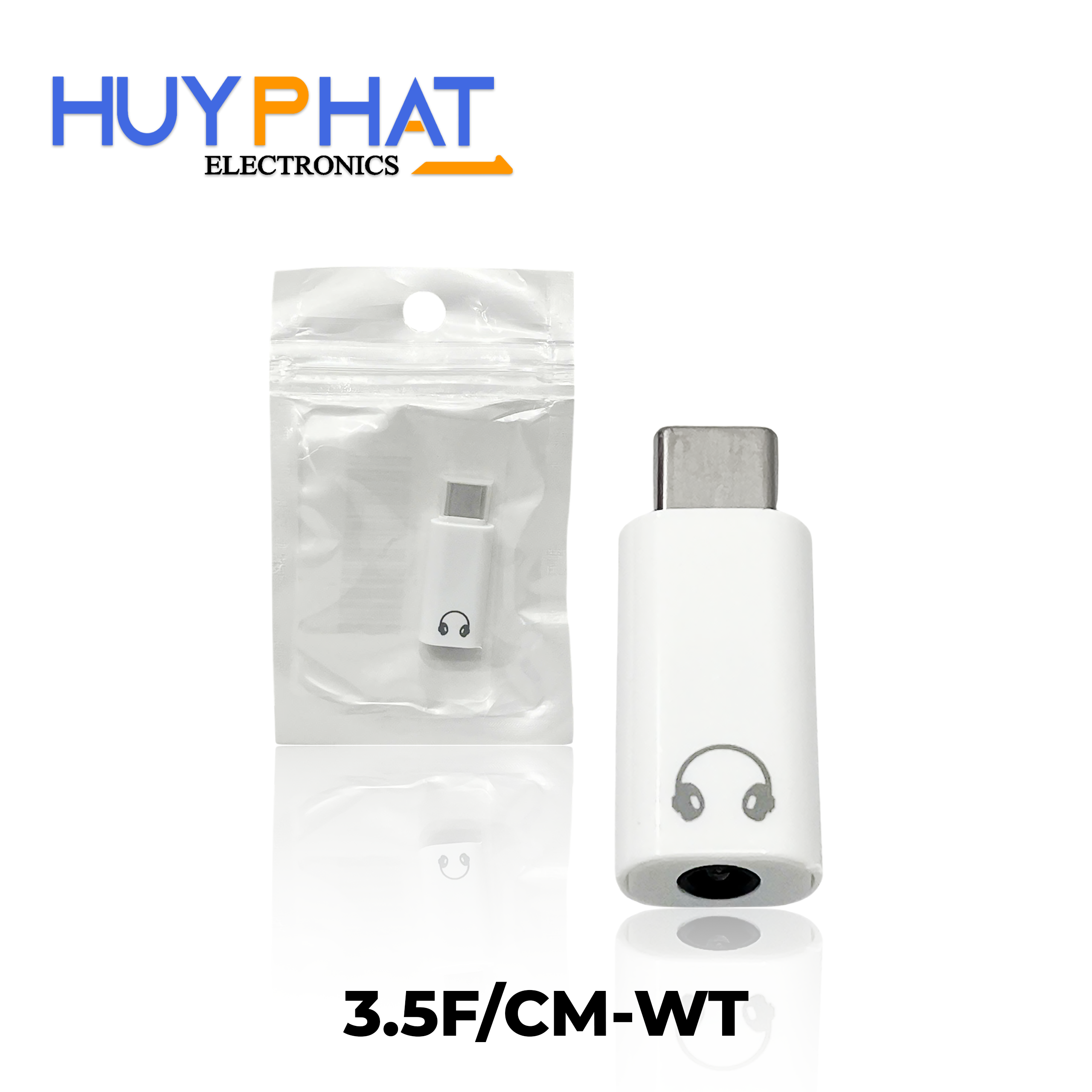 Đầu đổi TypeC -> Tai nghe 3.5mm Purple 3.5F/CM-WT