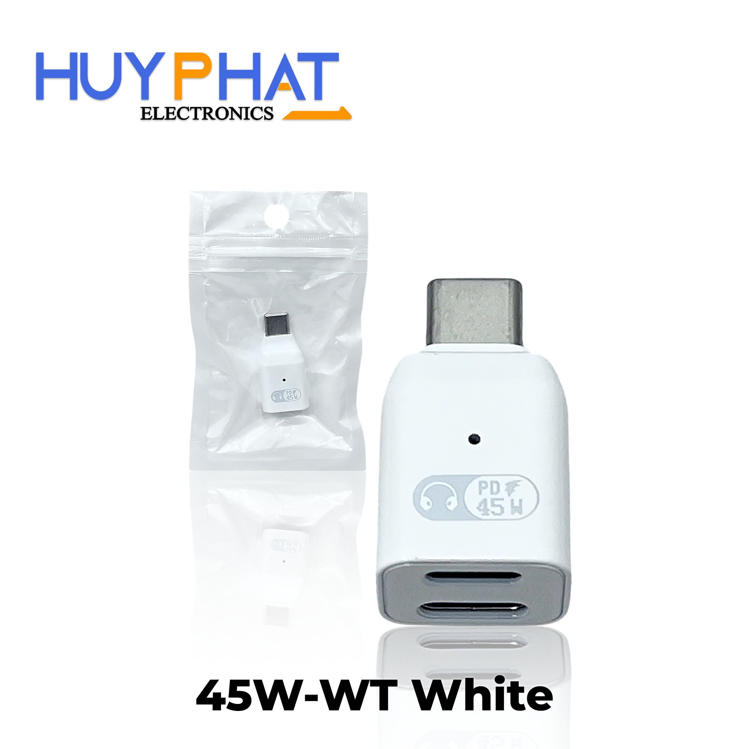 Đầu đổi Type-C -> Lightning F + PD45W CM/LF-EJ-CF-45W-WT