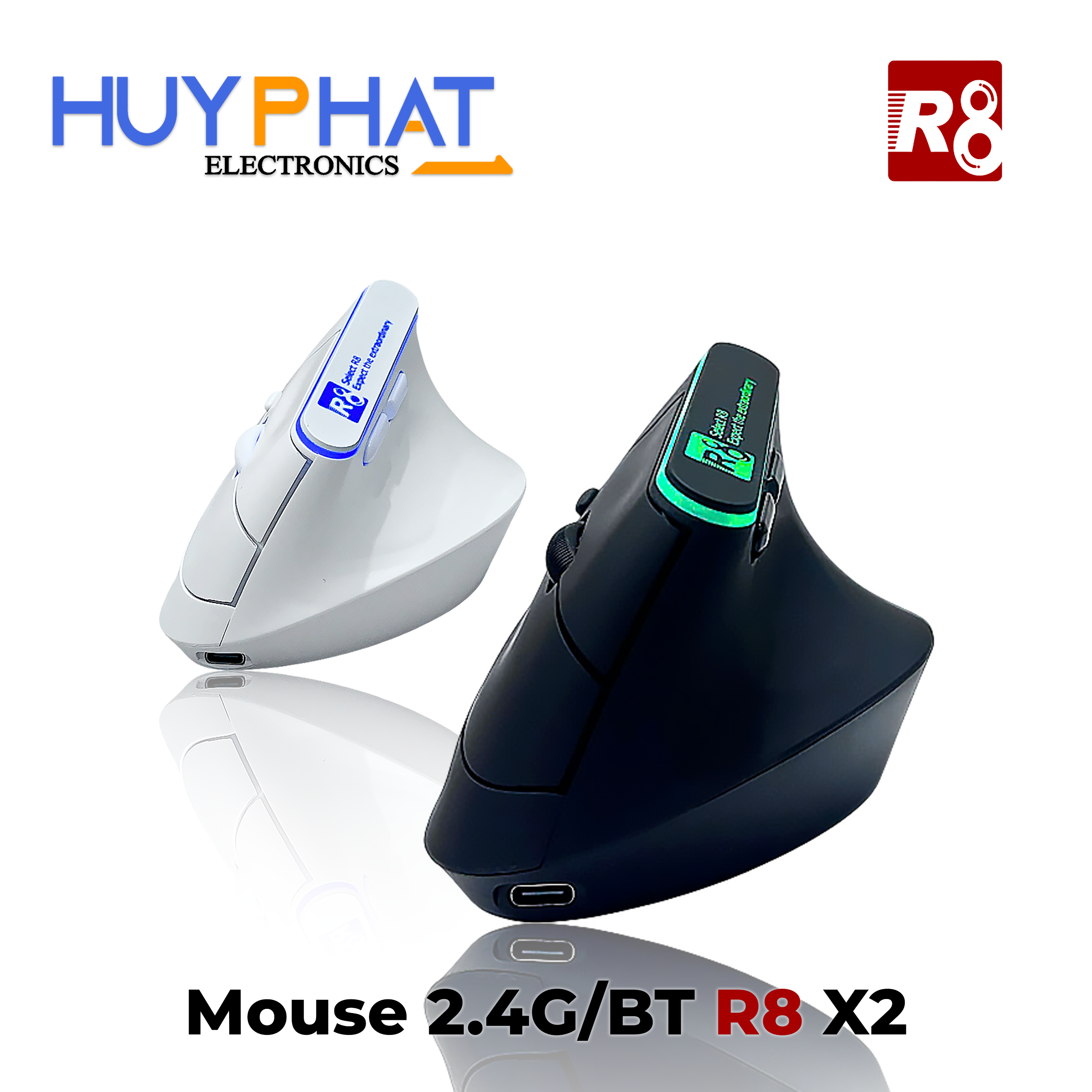 Mouse 2.4G/Bluetooth R8 X2