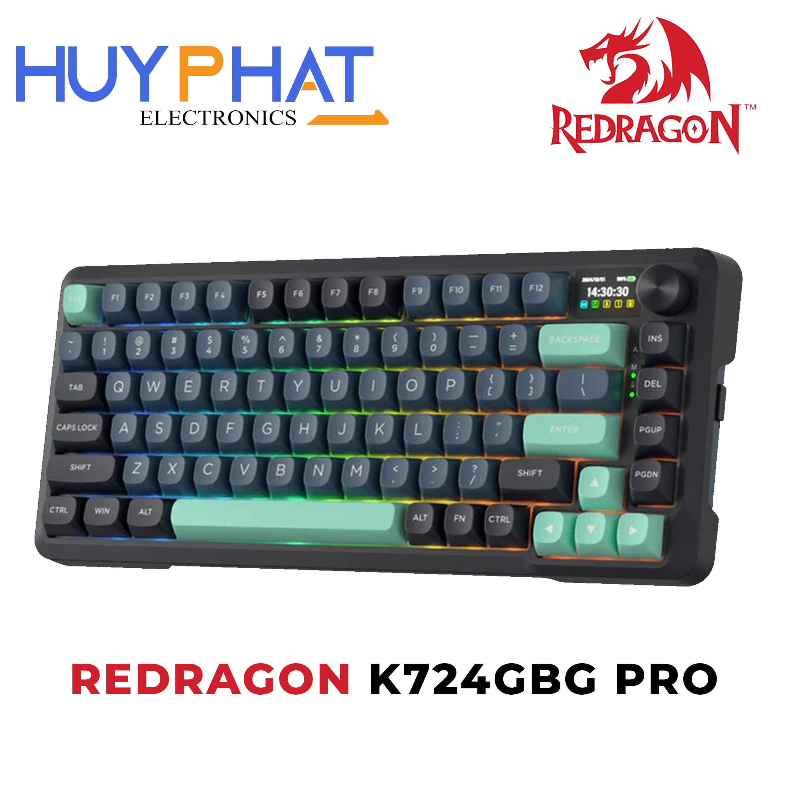 Bàn phím cơ gaming Behemoth REDRAGON  K724 Pro