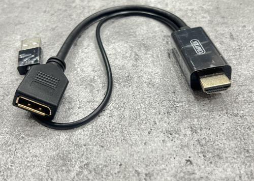 CÁP HDMI 2.0 -> DISPLAYPORT L + USB V154A UNITEK