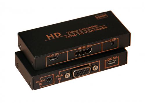 HỘP CHUYỂN HDMI -> VGA + AUDIO KINGMASTER (KY-H131B)