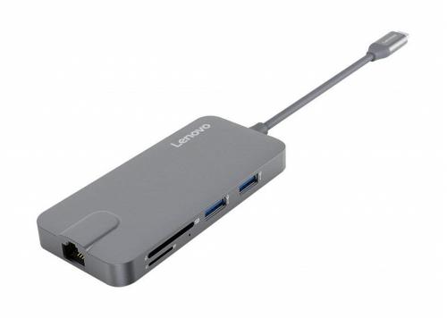 TYPE-C -> 2 USB 3.0 + USB 2.0 + HDMI + LAN + TF/SD LENOVO (C106GY)