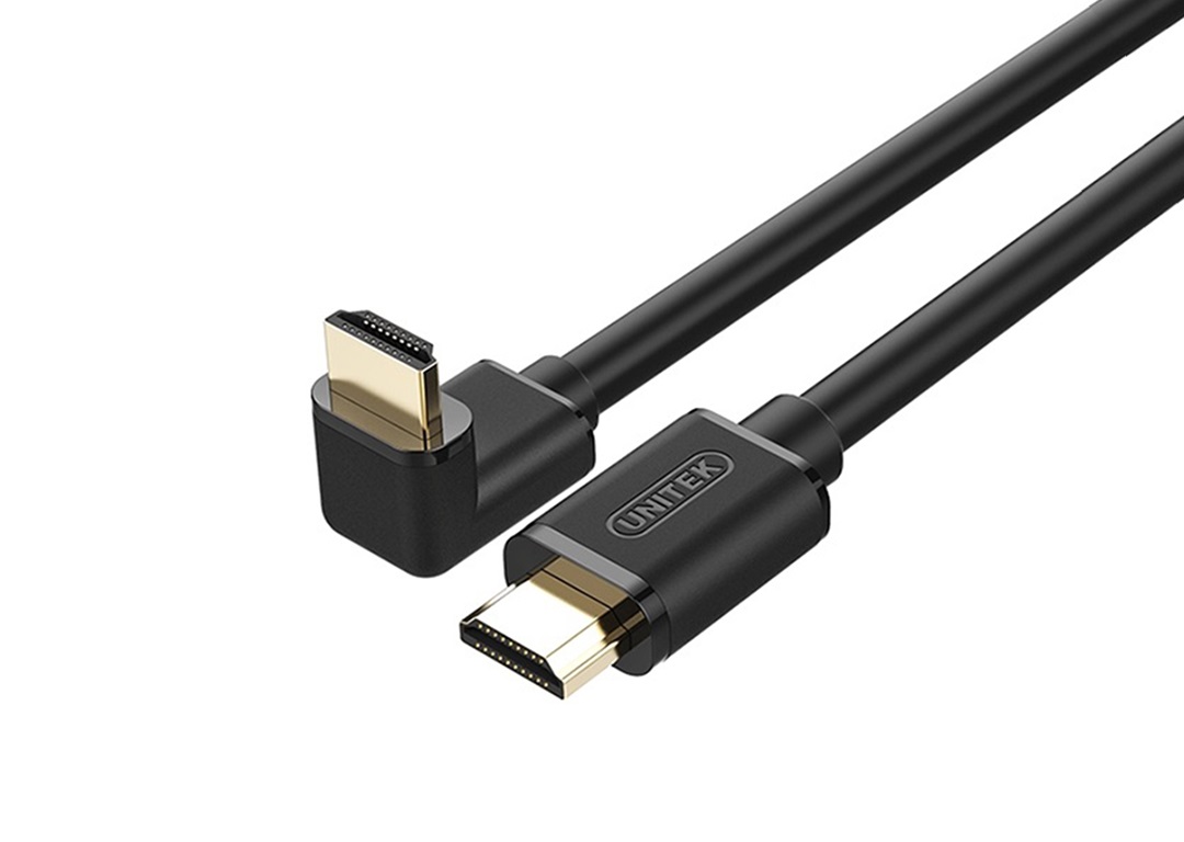 Cáp Đầu cong HDMI 1.4 4K - 5m UNITEK Y-C1010