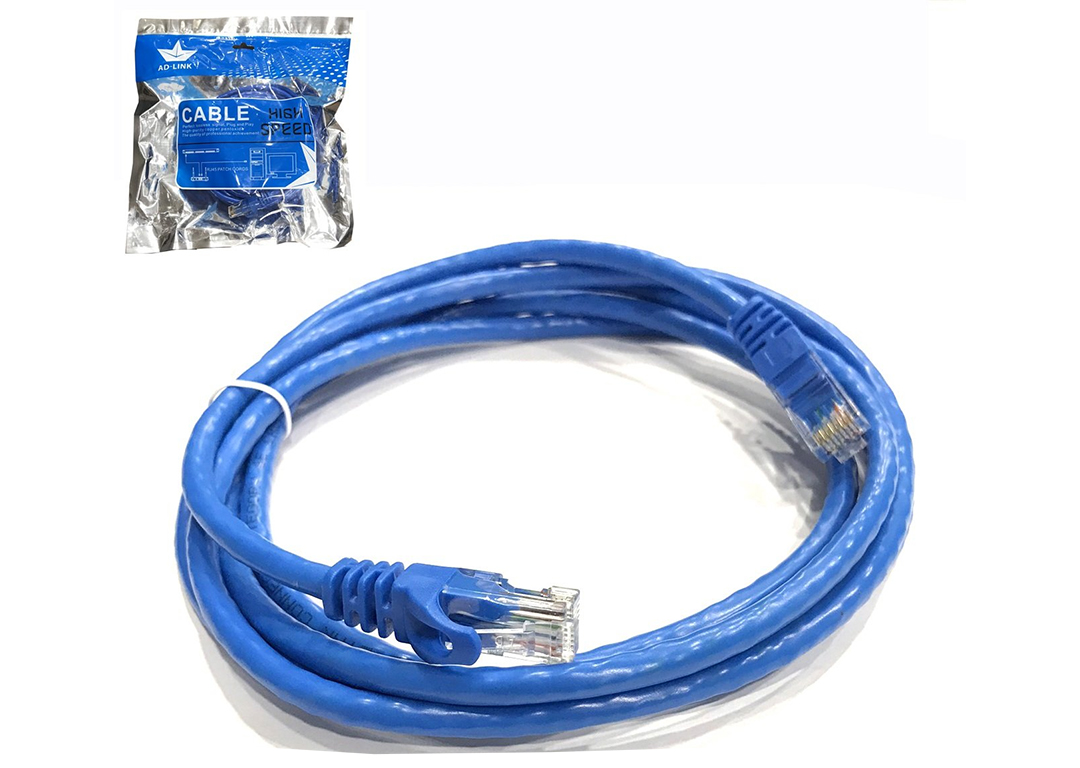 CÁP UTP CAT 6 AD-LINK 3M HIGH SPEED (AD-6003H) XANH