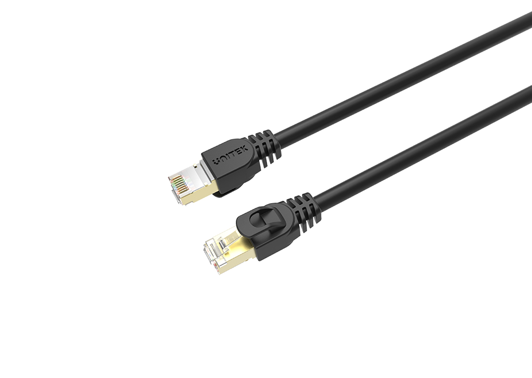 Cáp mạng dẹp Cat7 SSTP dài 0.5M UNITEK C1808HBK