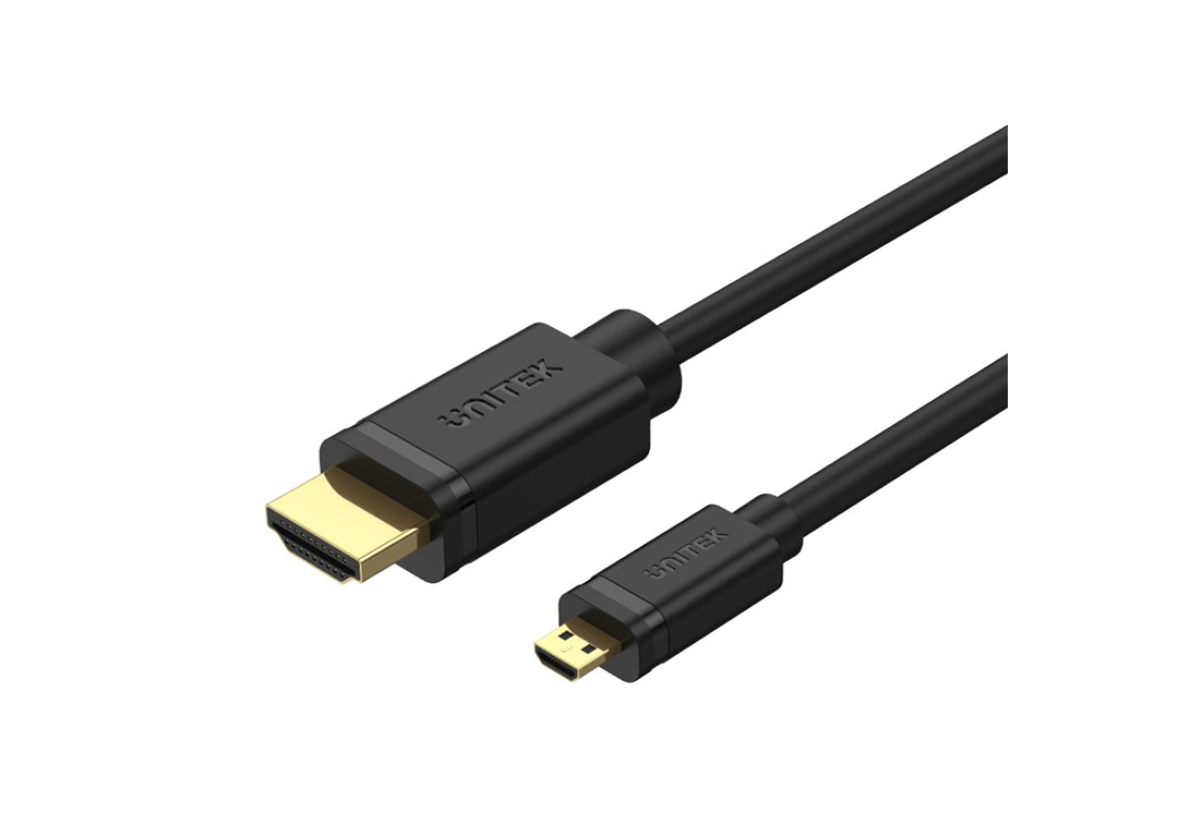 Cáp Micro HDMI -> HDMI 2.0 4K 2m UNITEK Y-C182