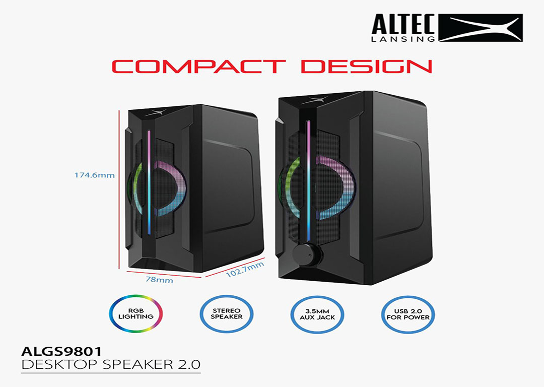 LOA ALGS 9801 2.0 ĐEN ALTEC LANSING