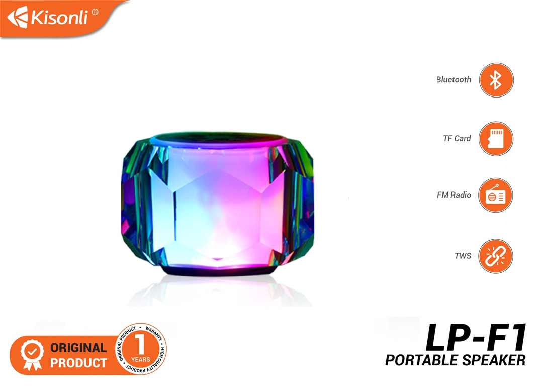 LOA  BLUETOOTH LP-F1 KISONLI 3W CÓ LED