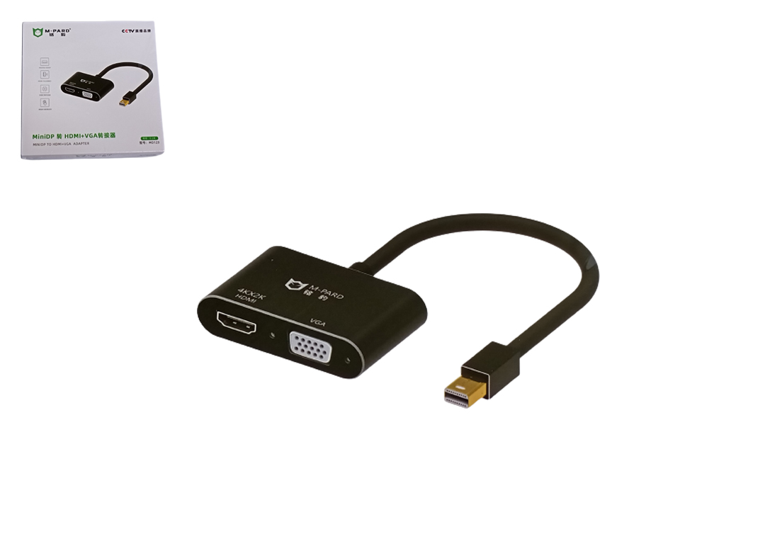 CÁP MINI DISPLAYPORT RA HDMI/VGA MD123 M-PARD