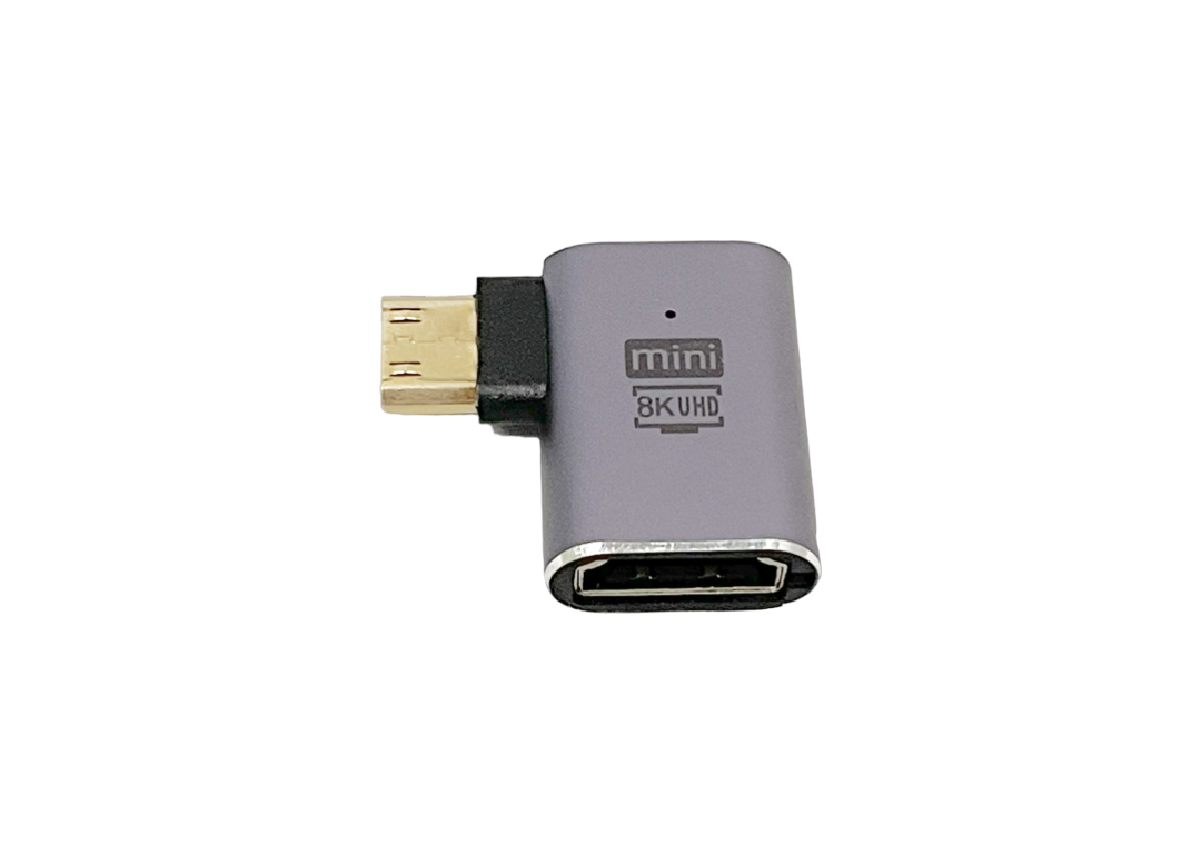 Đầu Đổi Cổng MINI HDMI Ra Cổng HDMI C8K-02 C8K-03 đầu cong