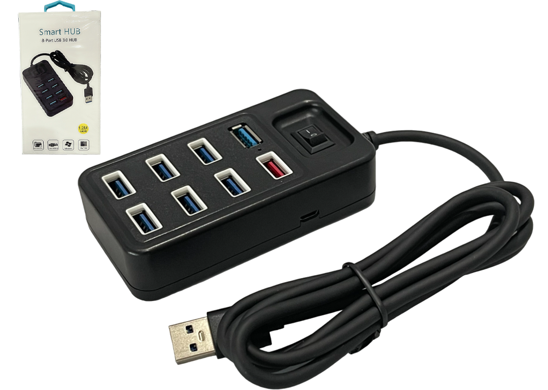 BỘ HUB CHUYỂN ĐỔI 1 RA 8 CỔNG USB XL-6037