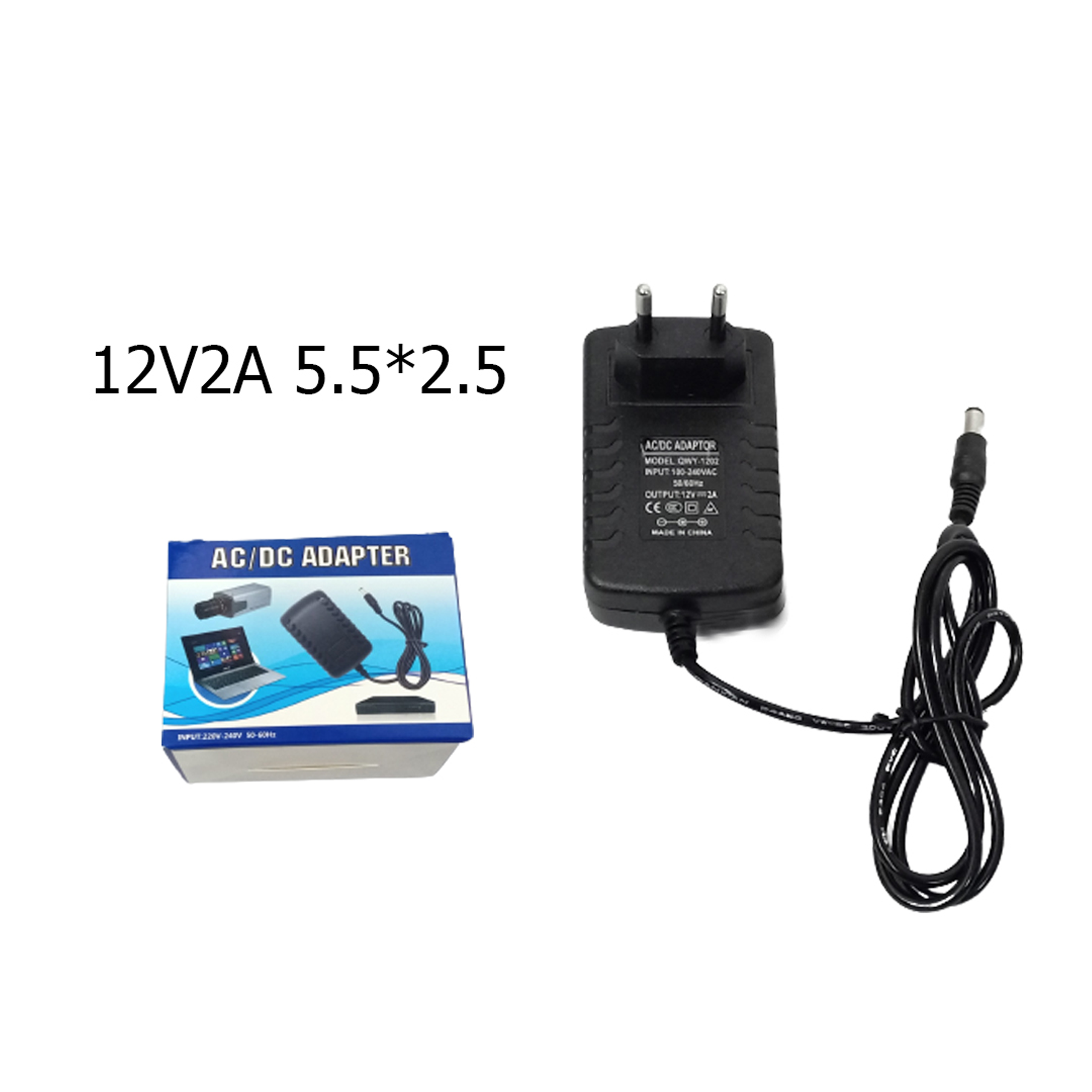 CỤC SẠC AC/DC  ADAPTER 12V1A 2 PIN