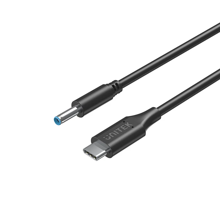 Cáp sạc USB C sang DC 65W Jack DC 4,5 x 3,0 mm cho máy tính xách tay HP C14117BK-1.8M