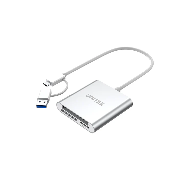 Đầu đọc thẻ Type-C + USB -> CF + SD + MicroSD UNITEK Y-9313D