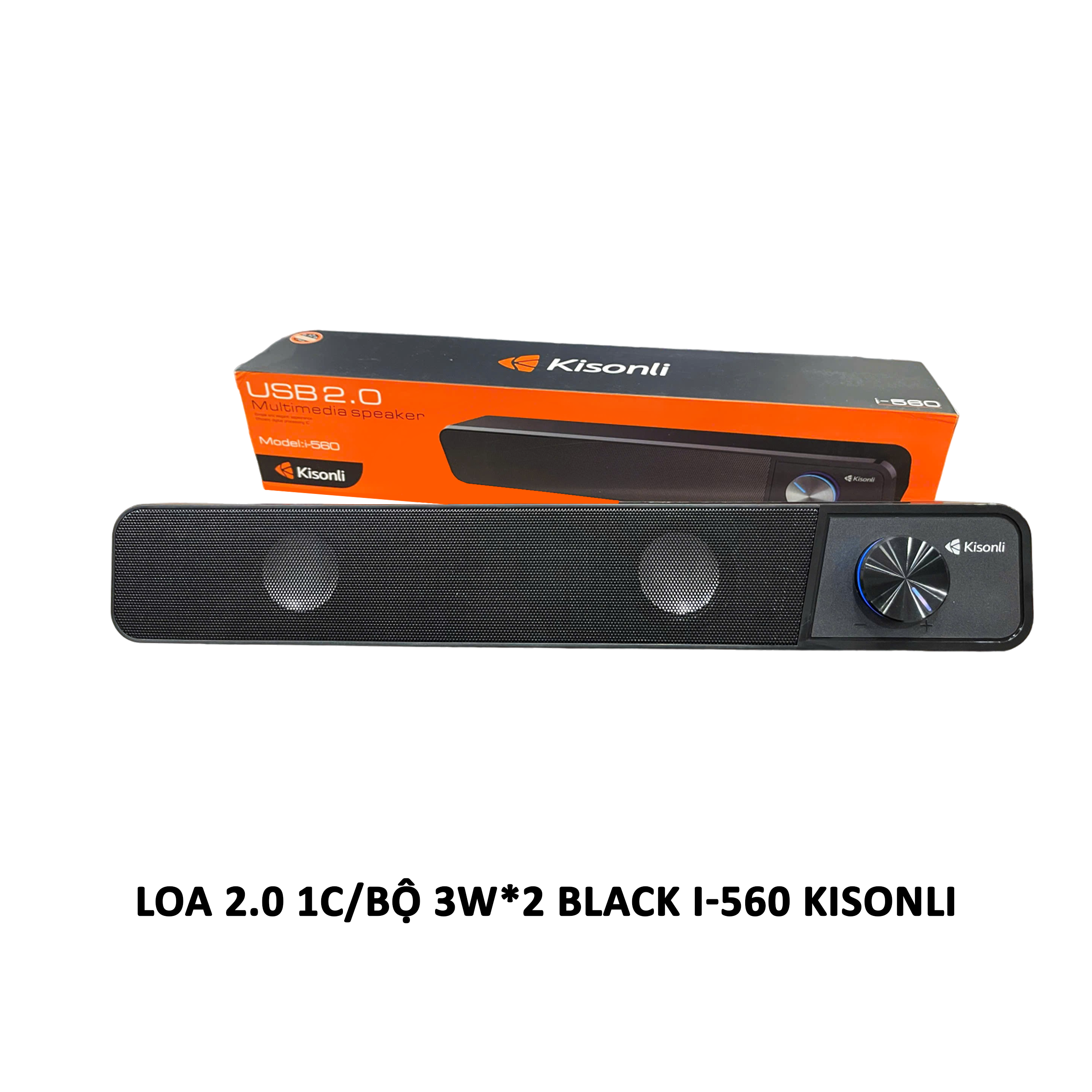 Loa Đơn 2.0 Màu Đen 3W *2 KISONLI i-560