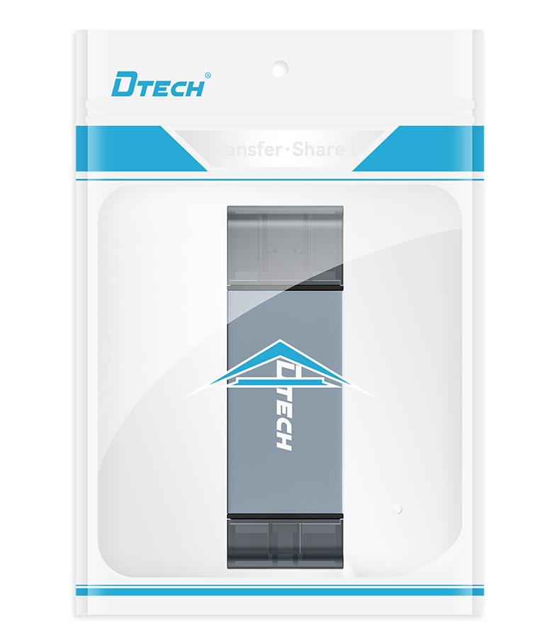 Đầu đọc thẻ tích hợp cổng USB3.0 giao thức kép Type-C + USB3.0 DTECH TB-2990