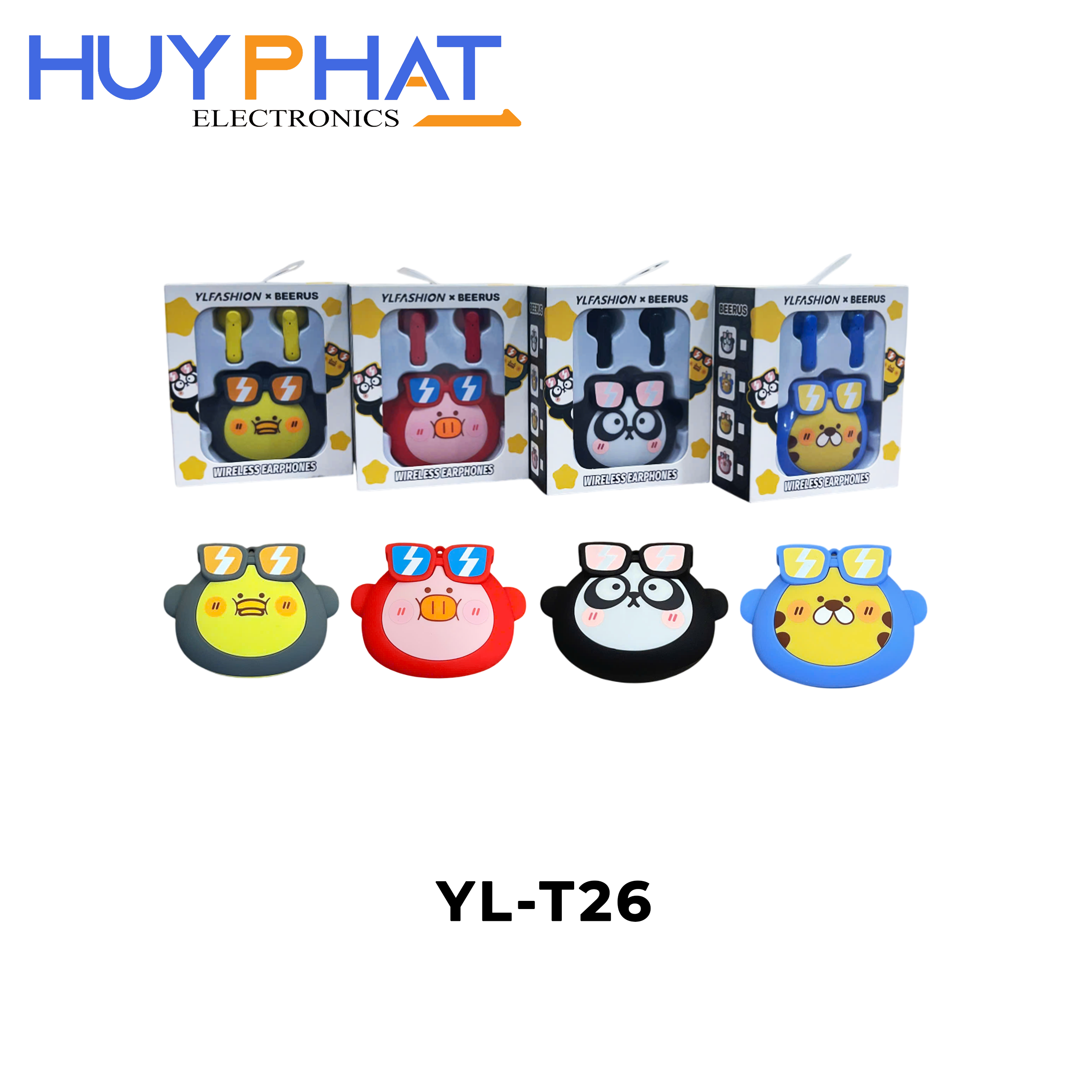 Tai nghe BT5.3 đủ màu YLFASHION x BEERUS YL-T26