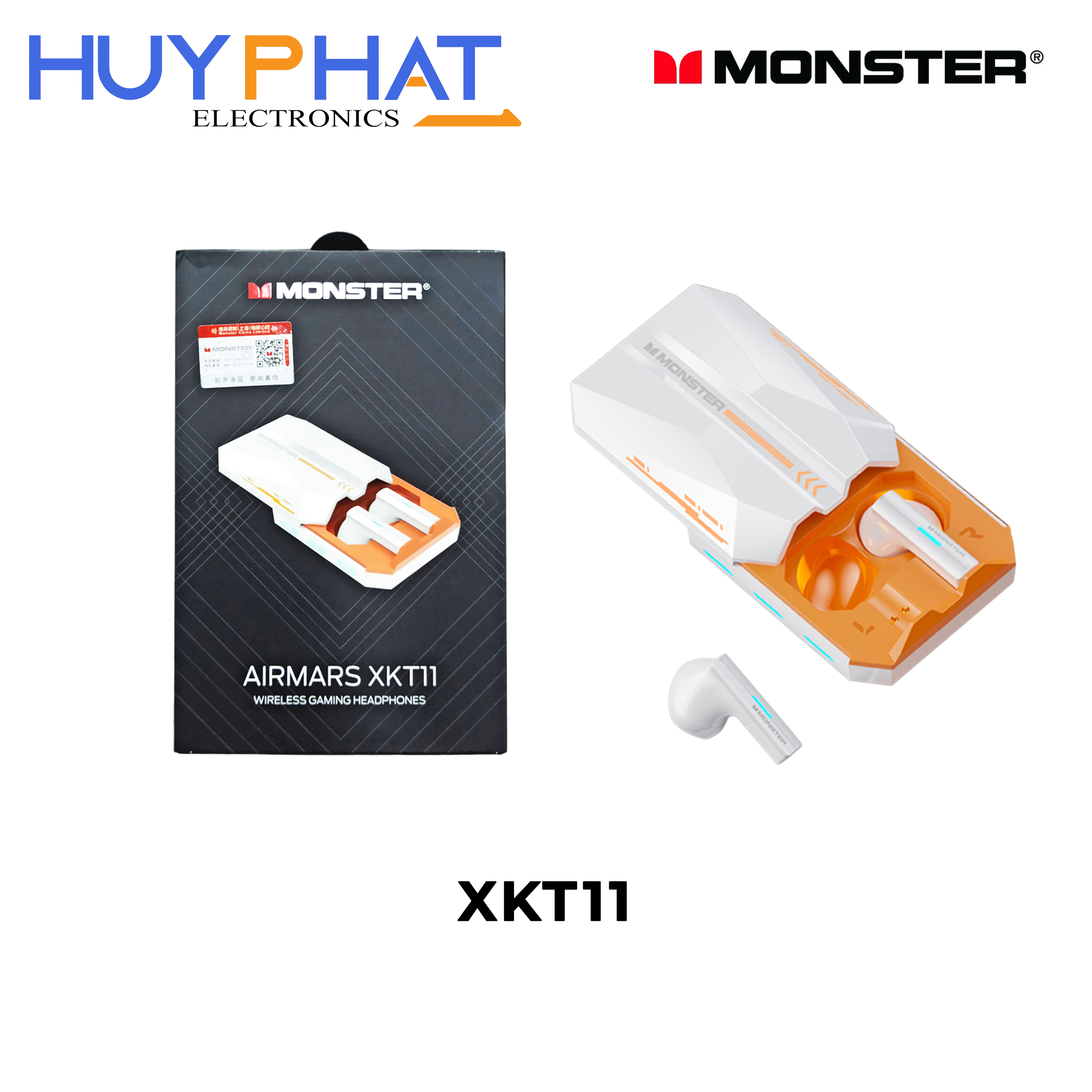Tai nghe nhét tai Bluetooth 5.3 MONSTER XKT11