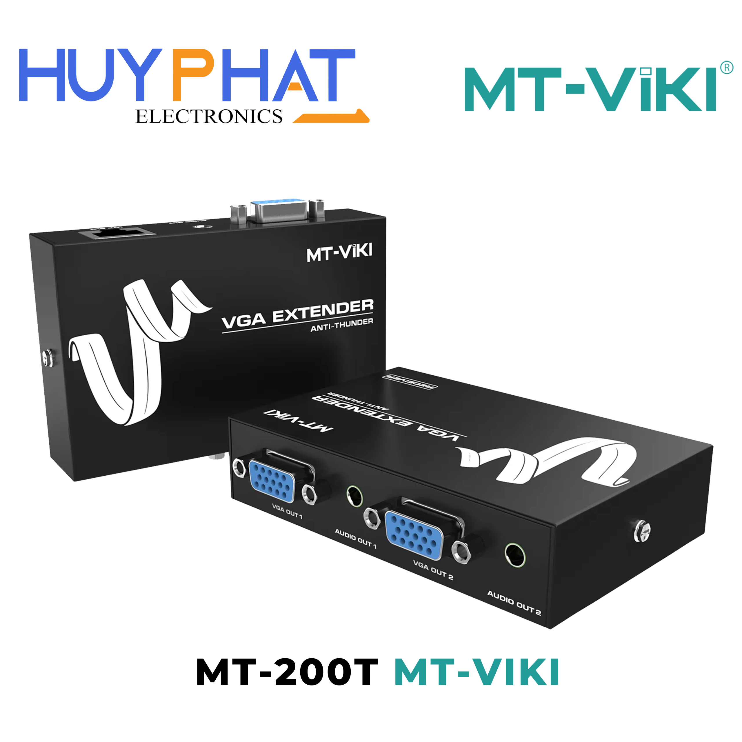 Bộ Khuếch Đại VGA Qua Cáp Mạng Tối Đa 200m MT-VIKI MT-200T