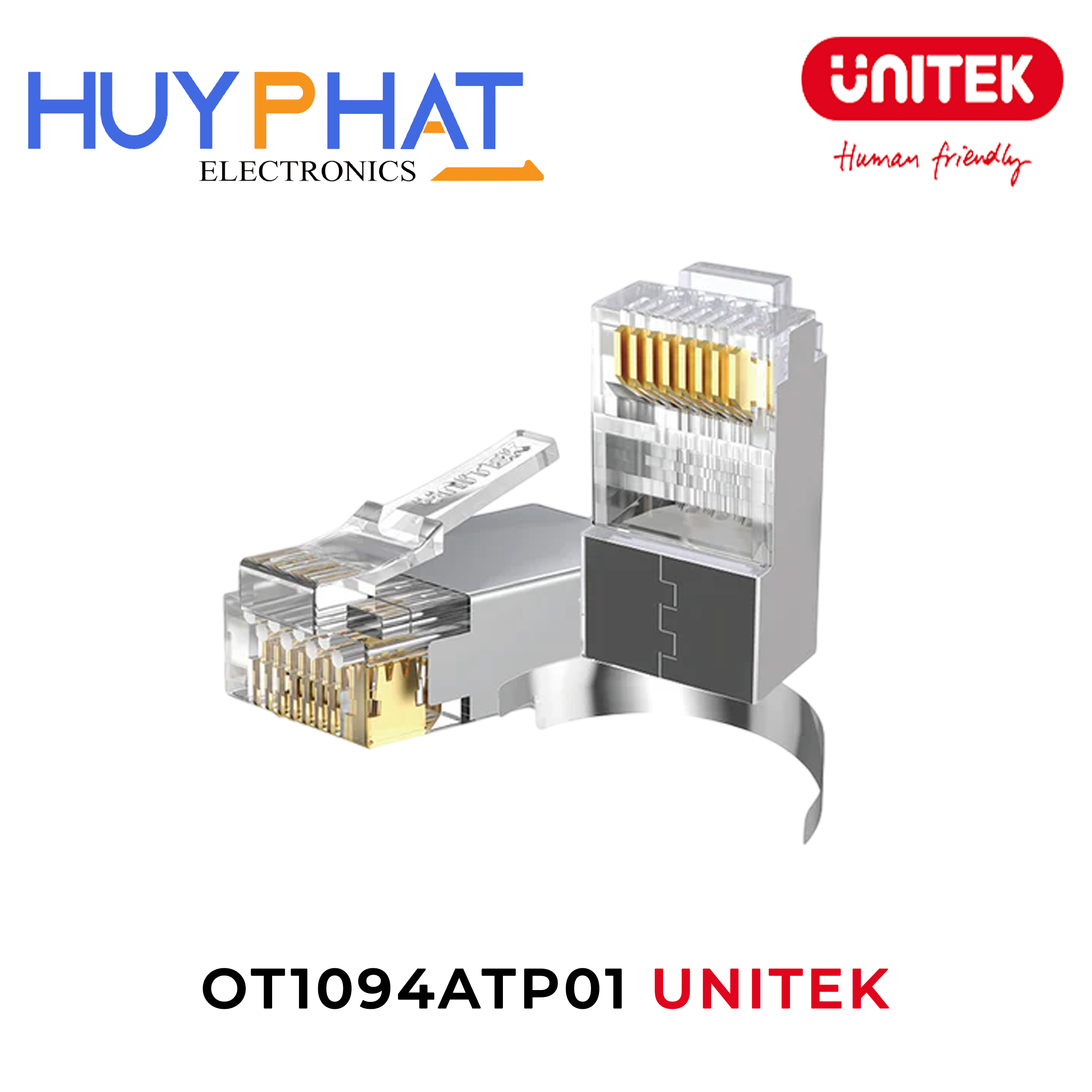 Đầu cáp mạng RJ45 Cat.7 UNITEK OT1094ATP01