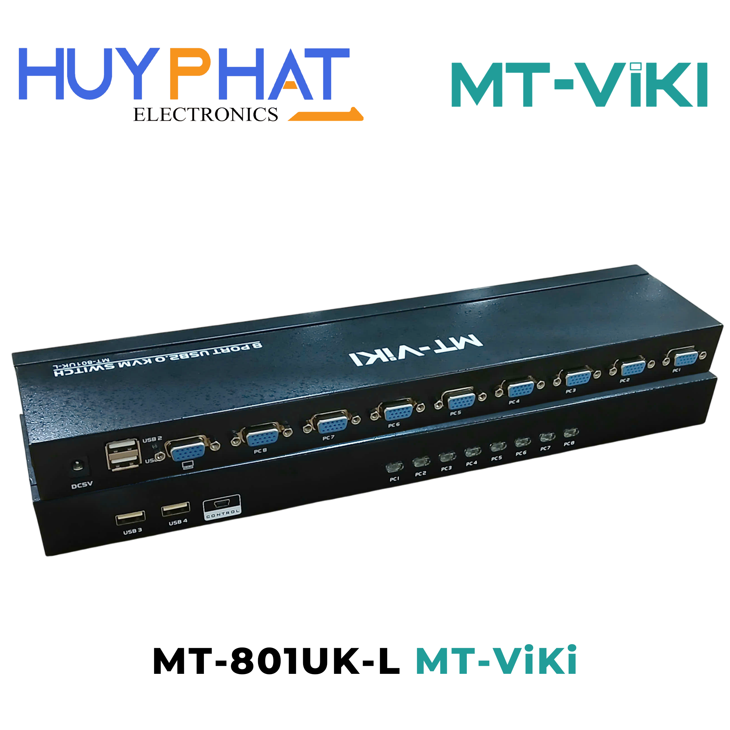 Bộ chuyển mạch KVM 8 cổng MT-VIKI MT-801UK-L