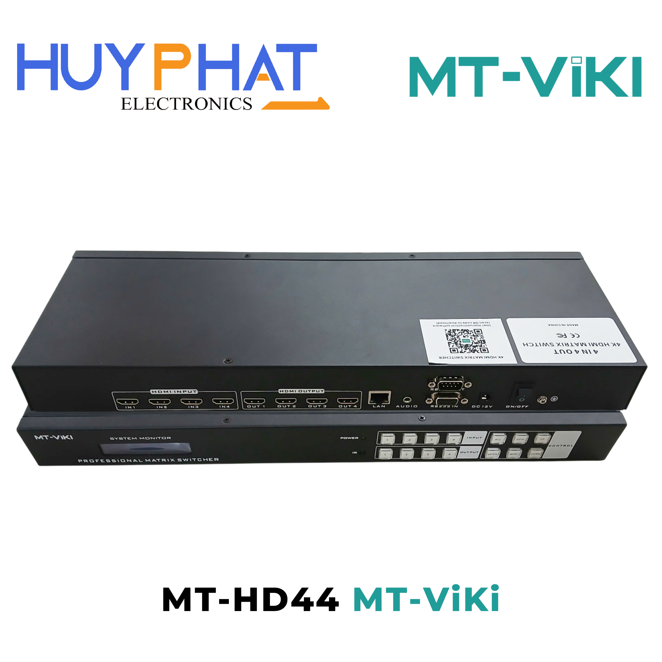Bộ chuyển mạch HDMI 4×4 MT-VIKI MT-HD44L