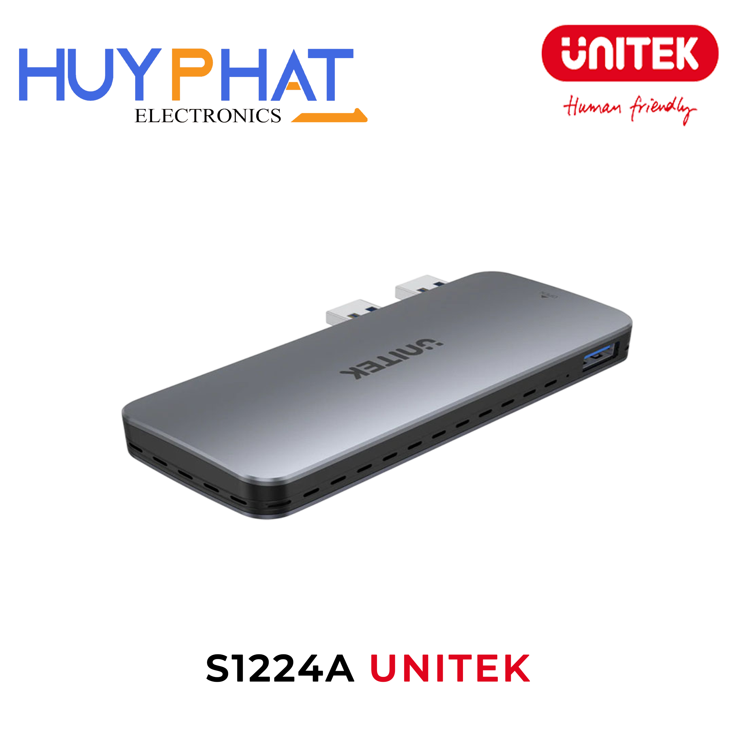 HỘP ĐỰNG Ổ CỨNG CỔNG USB 10Gbps SSD LƯU TRỮ & NVME  PS5 UNITEK S1124A