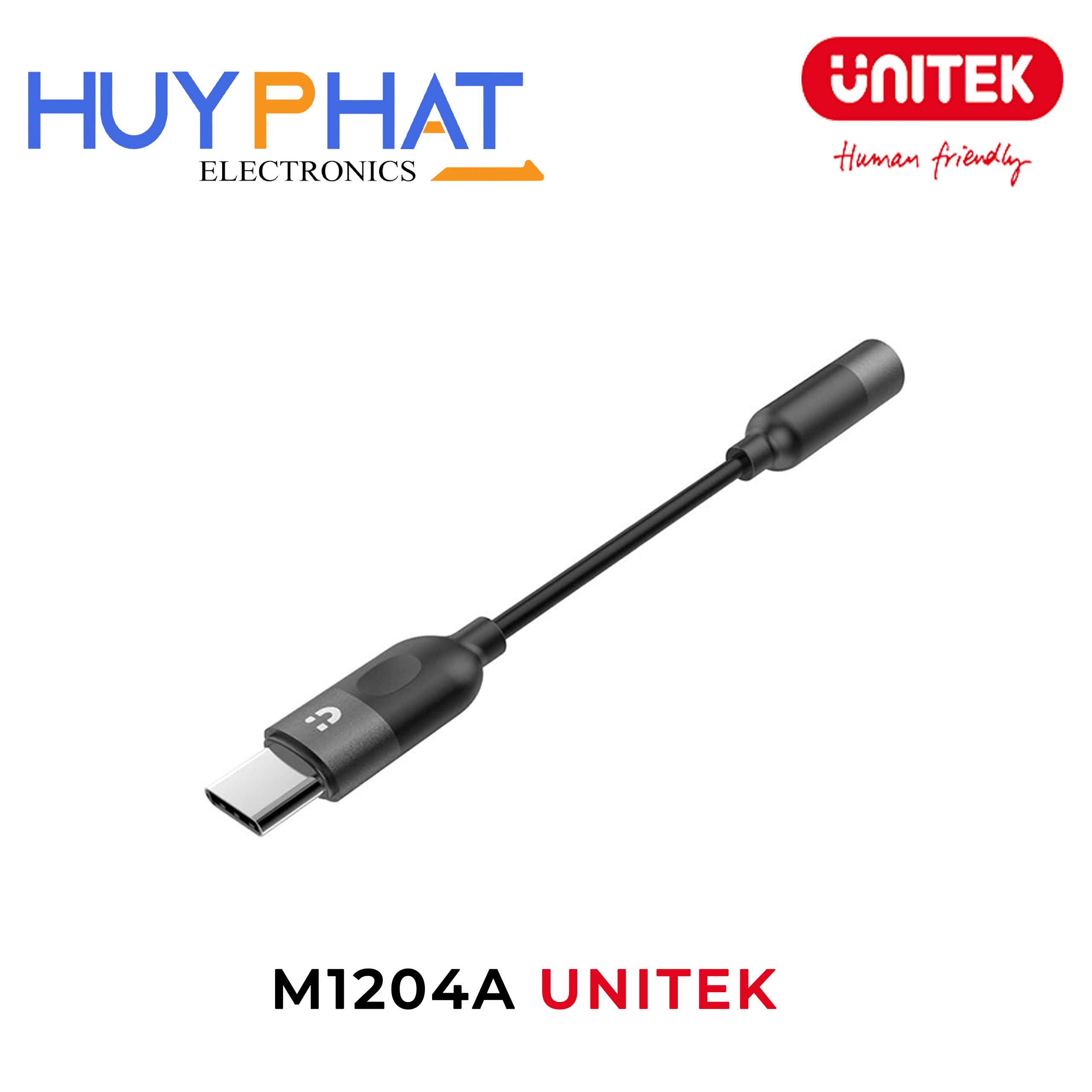 Cáp chuyển đổi Type-C -> 3.5mm UNITEK M1204A