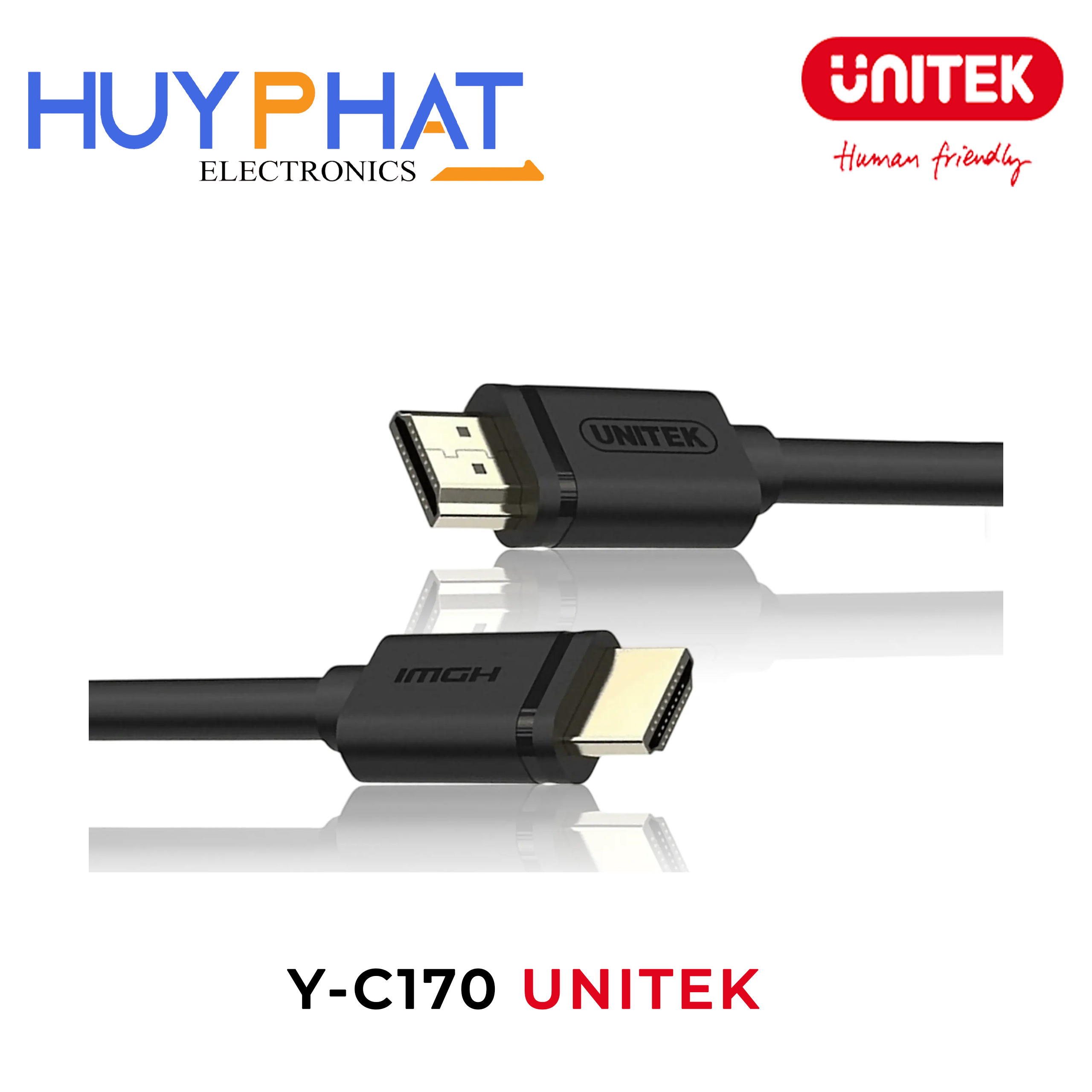 Cáp HDMI 1.4 4K@30Hz dài tới 70M UNITEK Y-C170