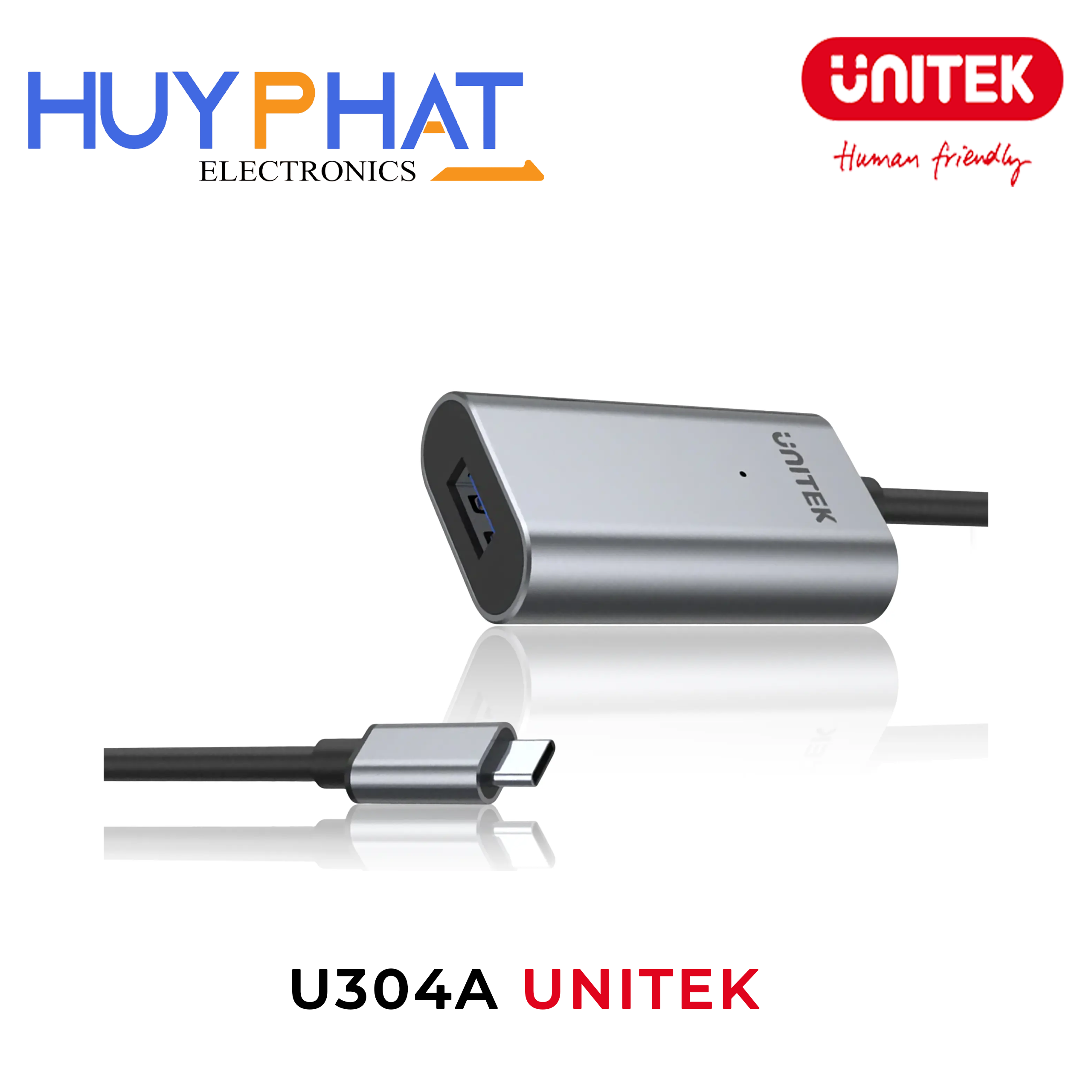 Cáp nối dài Type-C -> USB 3.0 dài 5M UNITEK U304A
