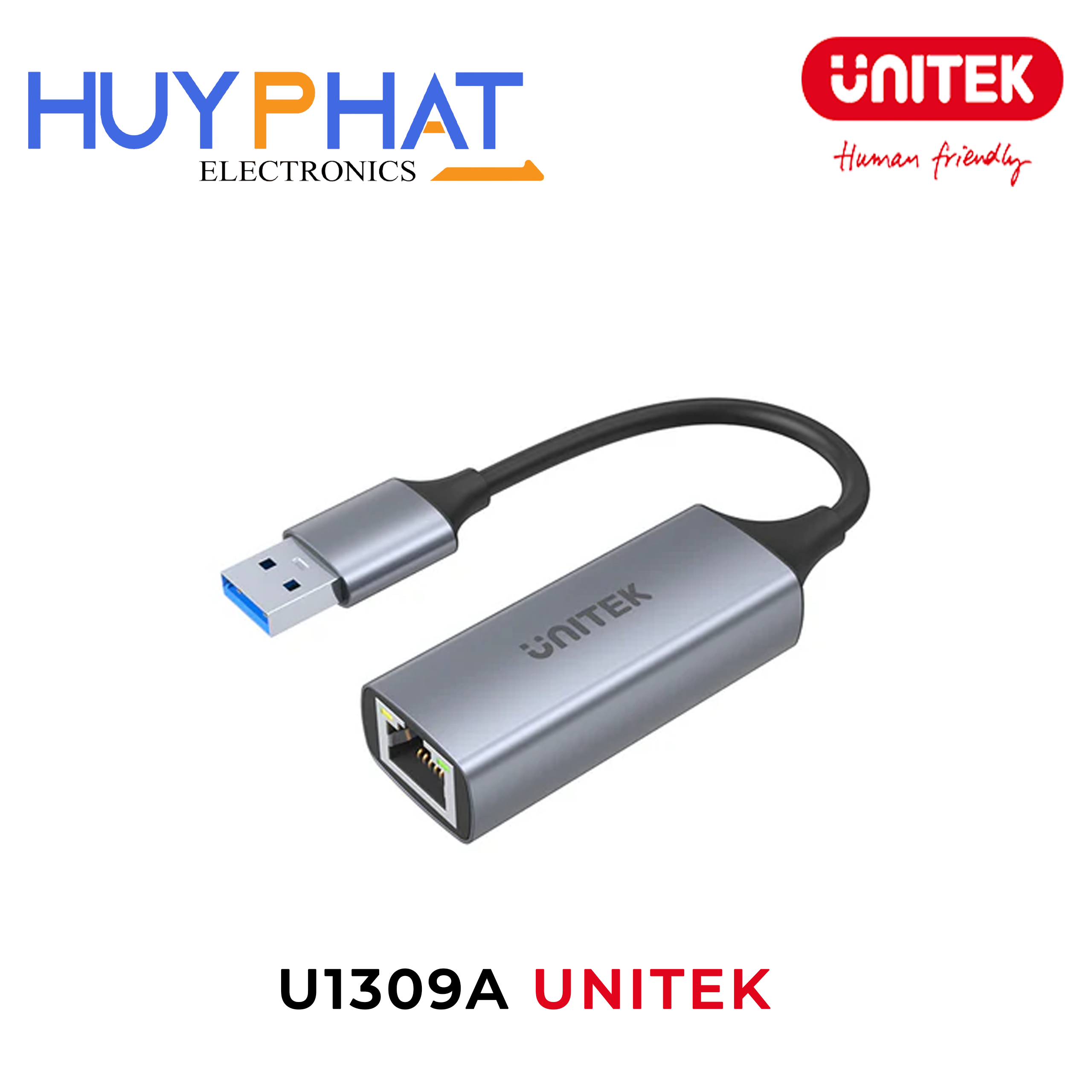 Cáp chuyển đổi USB3.0 -> LAN UNITEK U1309A