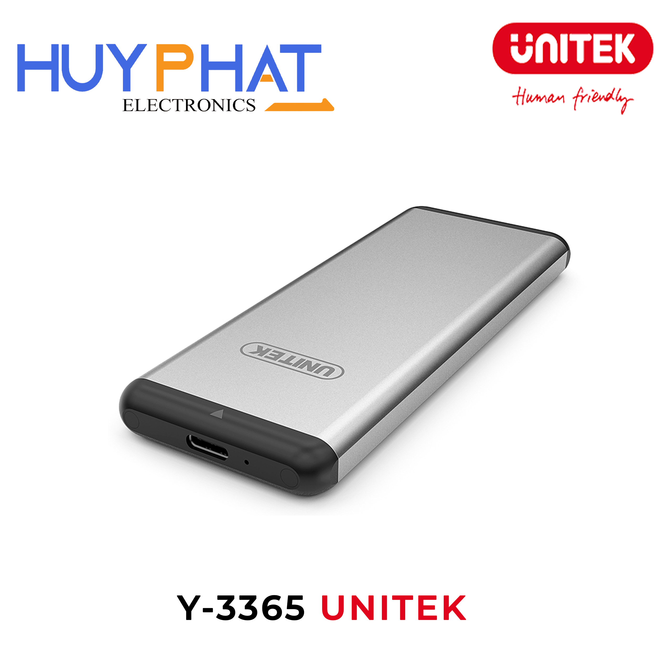 Box ổ cứng nhôm USB3.0 M.2 SSD (NGFF/SATA) UNITEK Y-3365