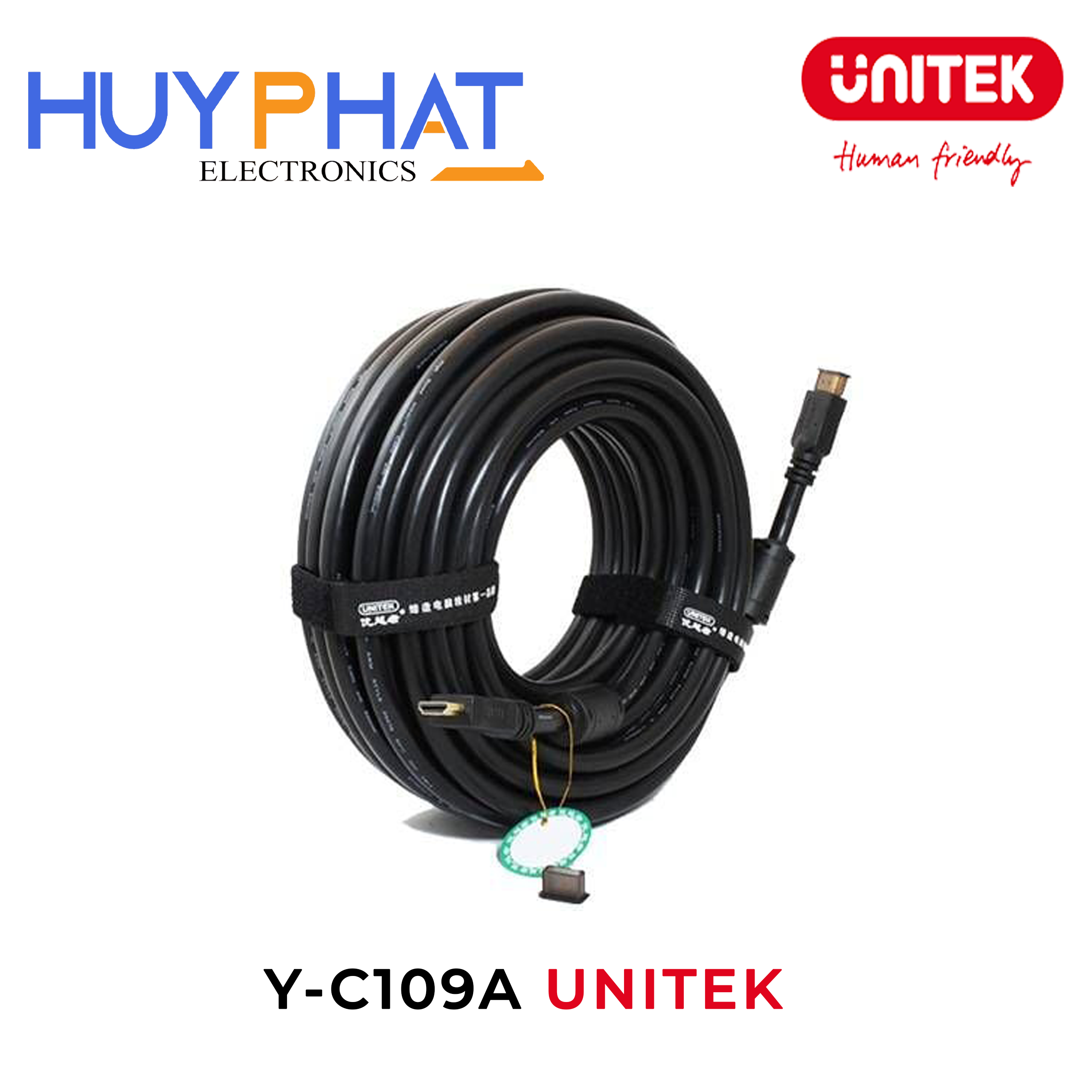 Cáp HDMI 1.4/4K dài đến 20M UNITEK Y-C109A