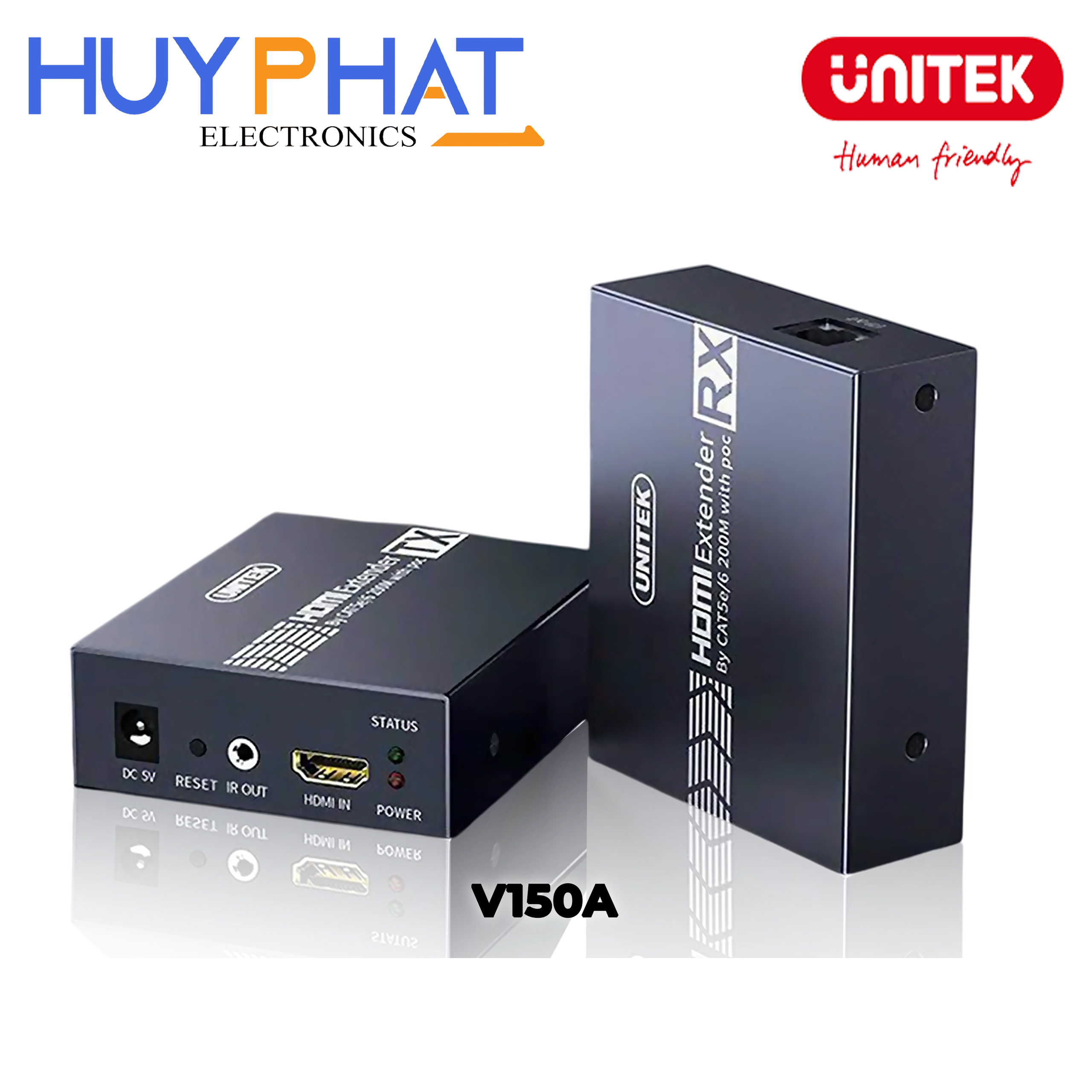 Bộ mở rộng HDMI 1080p@60Hz đơn UNITEK V150A