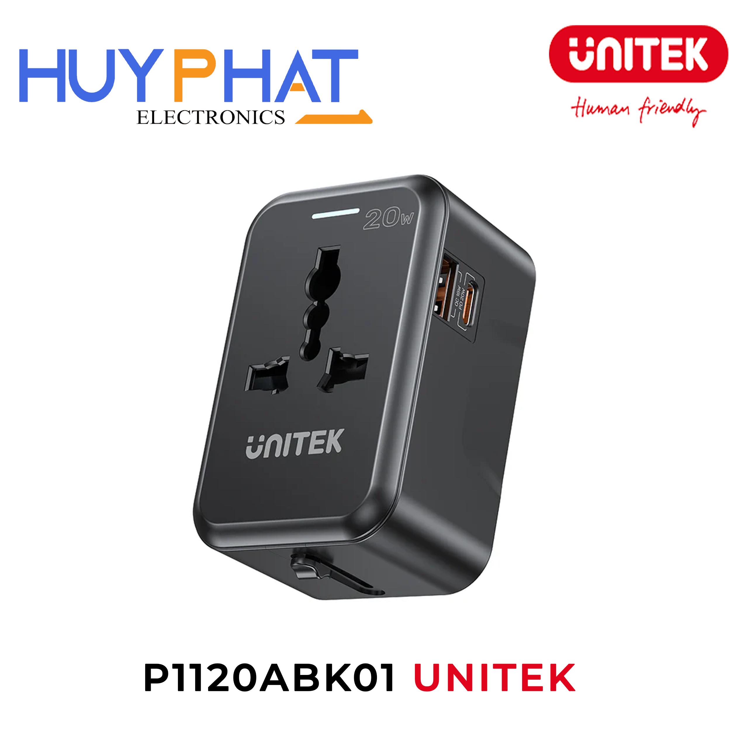 Dock sạc đa năng 20W UNITEK P1120ABK01
