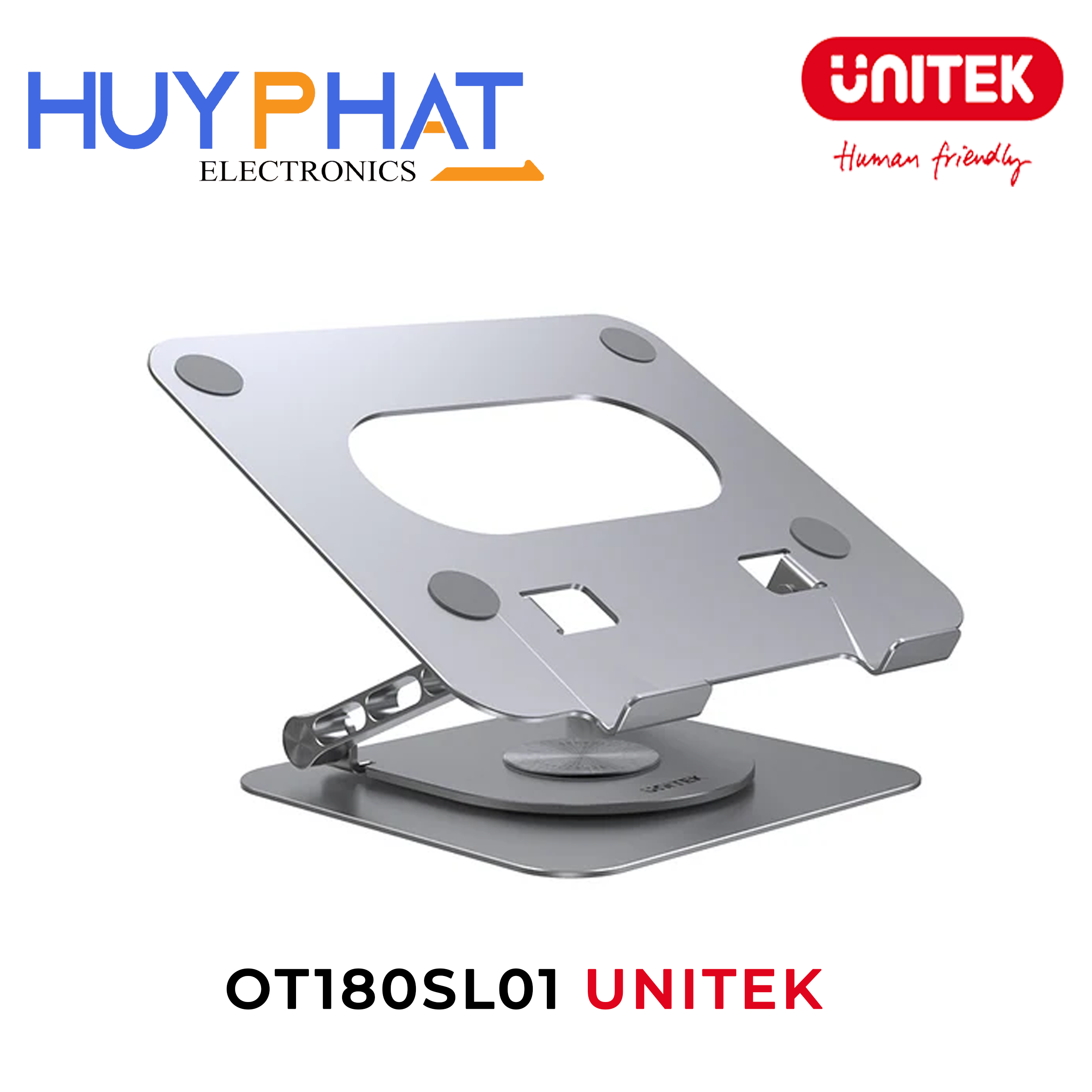 Giá đỡ laptop xoay 360° UNITEK OT180SL01