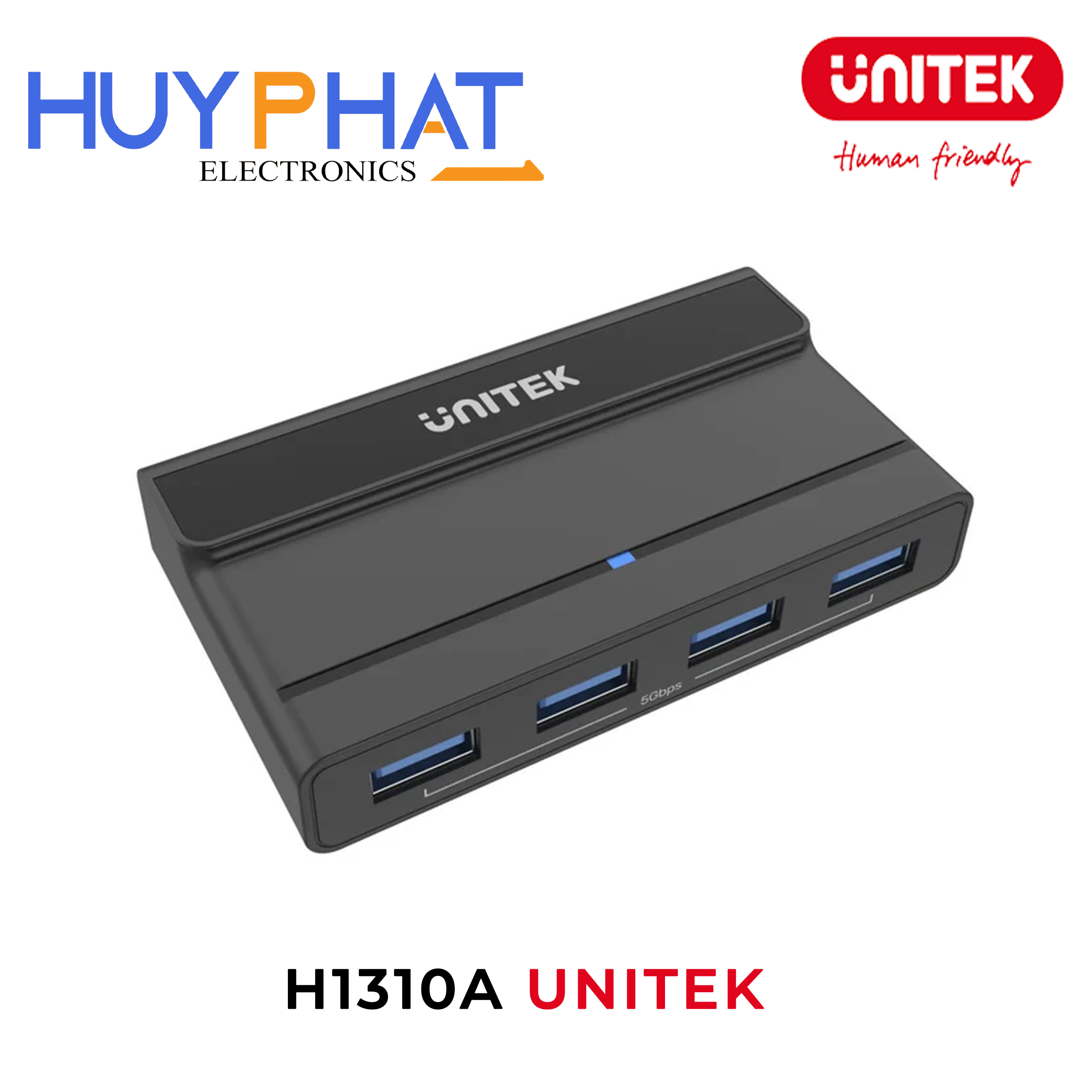 Bộ chuyển mạch 4 cổng KVM USB3.0 UNITEK H1310A