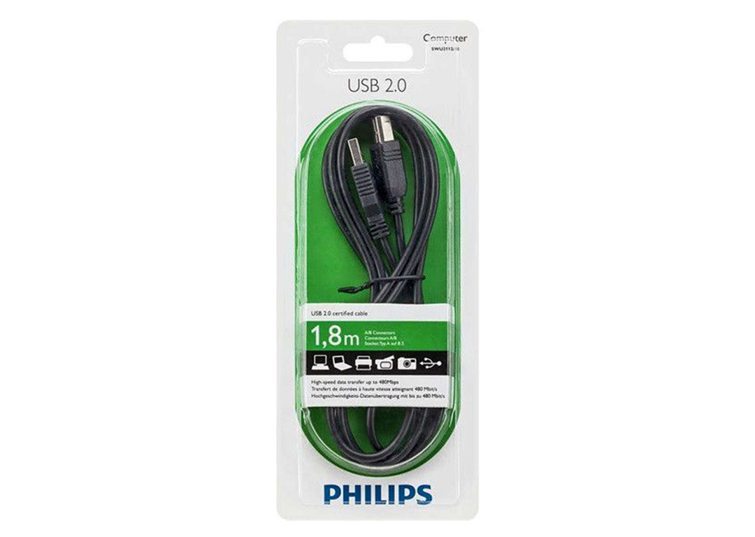 CÁP USB IN 2.0 - 1.8M PHILIPS (SWU2112/10)