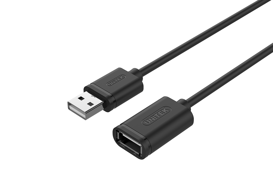 Cáp Nối Dài USB 2.0 0.5m UNITEK Y-C447GBK