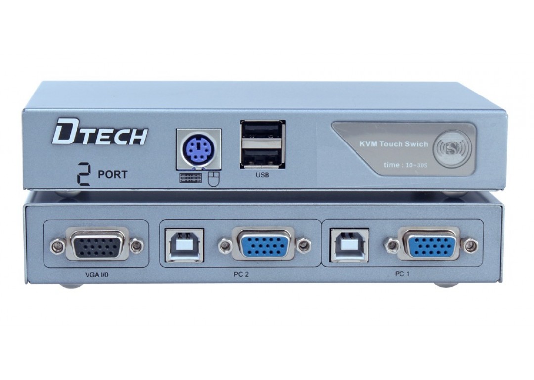 Data VGA KVM 2-1 DTECH DT-8021