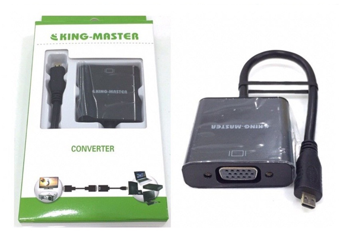 Cáp Micro HDMI sang VGA KINGMASTER KY-H123B