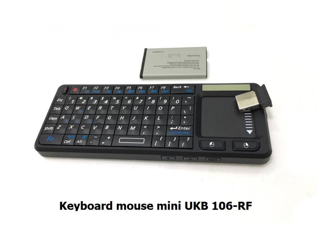 COMBO PHÍM CHUỘT TOUCHPAD MINI (UKB-106-RF)