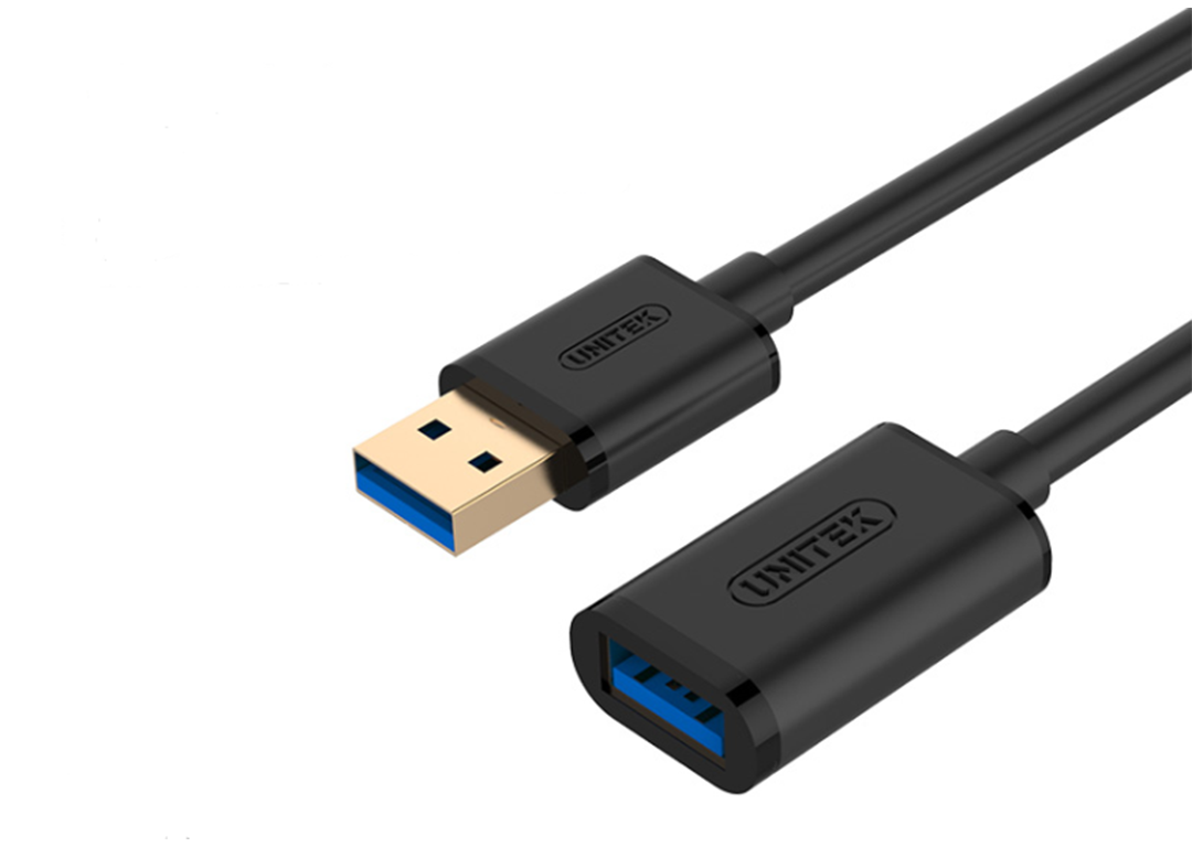 Cáp USB nối dài 3.0 1m UNITEK Y-C457BBK