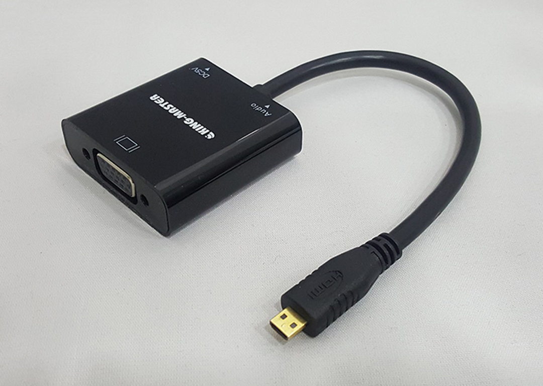 Cáp Micro HDMI sang VGA + Audio KINGMASTER KY-H128B