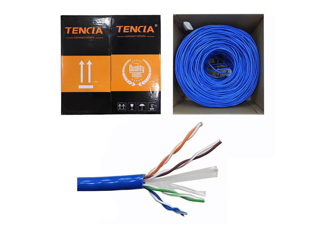 CÁP CUỘN UTP CAT 6E - 305M TENCIA (1902)