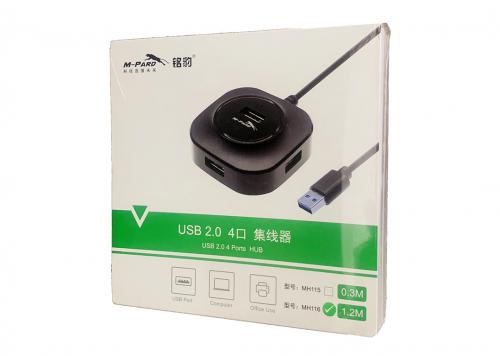 HUB 4-1 USB 2.0 1.2M M-PARD (MH116)