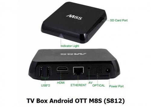 TV BOX ANDROID OTT M8S (S812)