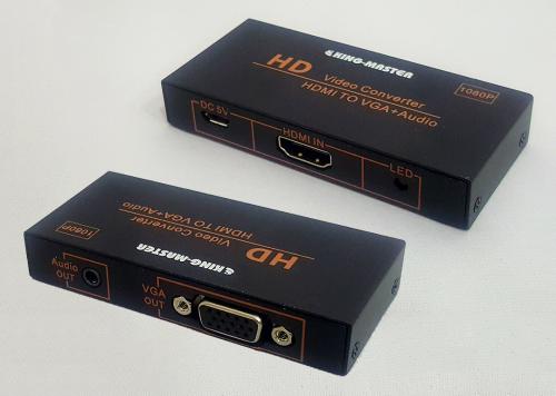 HỘP CHUYỂN HDMI -> VGA + AUDIO KINGMASTER (KY-H130B)