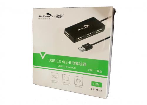 HUB 4-1 USB 2.0 1.2M M-PARD (MH020)